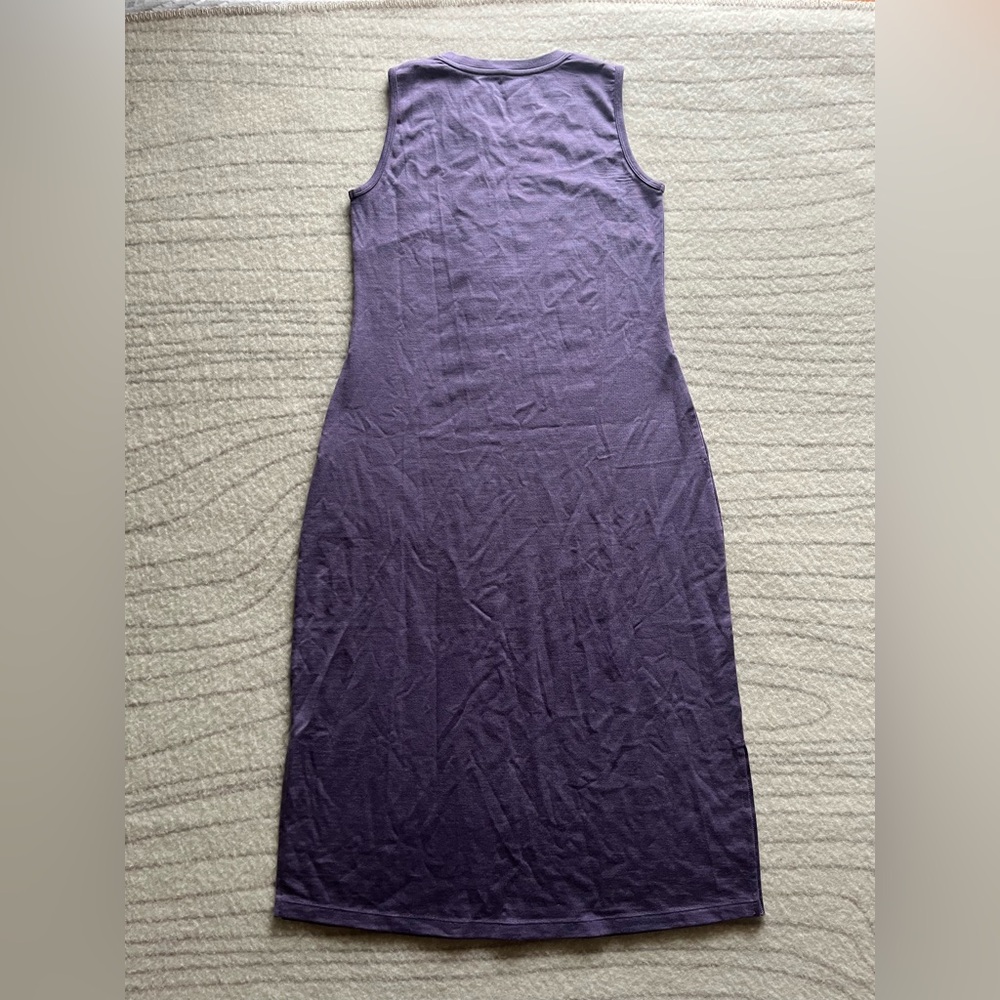 Purple Cassie Merino Dress - Picture 2 of 3